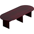 Offices To Go Racetrack Conference Table, American Mahogany, 29 1/2H x 120W x 48D