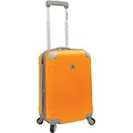 Beverly Hills Country Club BH6800 Malibu 21 Hardside Spinner Carry-On Suitcase, Orange