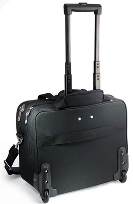 GP® 80783 Embassy Plus Rolling Briefcase For 16 Laptops, Black
