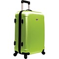 Travelers Choice® TC2400 FREEDOM 25 Hard-Shell Wheeled Upright Luggage Suitcase, Apple Green