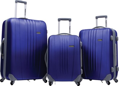 Travelers Choice® TC3300 Toronto 3-Piece Hardside Spinner Luggage Set, Navy
