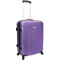 Travelers Choice® TC3900 Rome 25 Hard-Shell Spinner Upright Luggage Suitcase, Purple