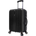 Travelers Choice® TC5000 Tasmania 21 Expandable Spinner Luggage Suitcase, Black