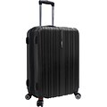 Travelers Choice® TC5000 Tasmania 25 Expandable Spinner Luggage Suitcase, Black