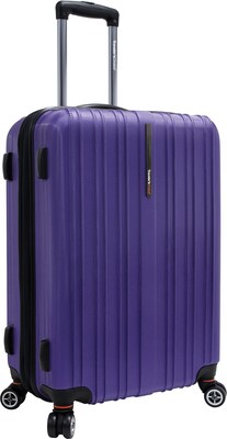 Travelers Choice® TC5000 Tasmania 25 Expandable Spinner Luggage Suitcase, Purple