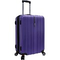 Travelers Choice® TC5000 Tasmania 25 Expandable Spinner Luggage Suitcase, Purple