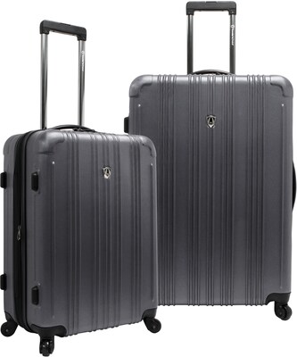 Travelers Choice® TC5801 New Luxembourg 2-Piece Expandable Hardsided Luggage Set, Titanium