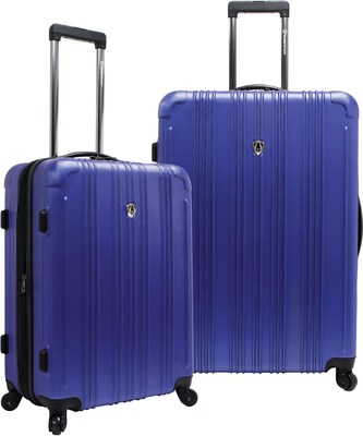 Travelers Choice® TC5801 New Luxembourg 2-Piece Expandable Hardsided Luggage Set, Blue