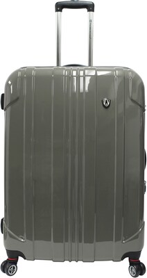 Travelers Choice® TC8000 Sedona 29 Expandable Spinner Luggage Suitcase, Pewter