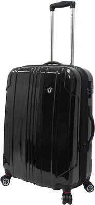 Travelers Choice® TC8000 Sedona 25 Expandable Spinner Luggage Suitcase, Black