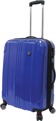 Travelers Choice® TC8000 Sedona 25 Expandable Spinner Luggage Suitcase, Blue