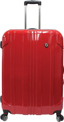 Travelers Choice® TC8000 Sedona 29 Expandable Spinner Luggage Suitcase, Red