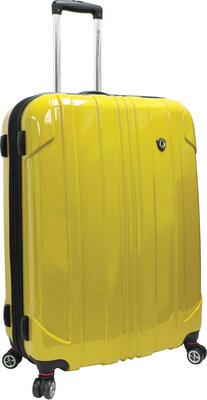 Travelers Choice® TC8000 Sedona 25 Expandable Spinner Luggage Suitcase, Yellow