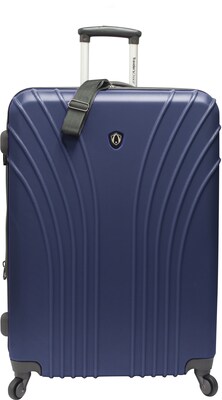 Travelers Choice® TC8500 Cape Verde Hardsided Lightweight Spinner Luggage Suitcase, Navy