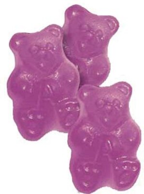 Concord Grape Gummi Bears; 5 lb. Bulk