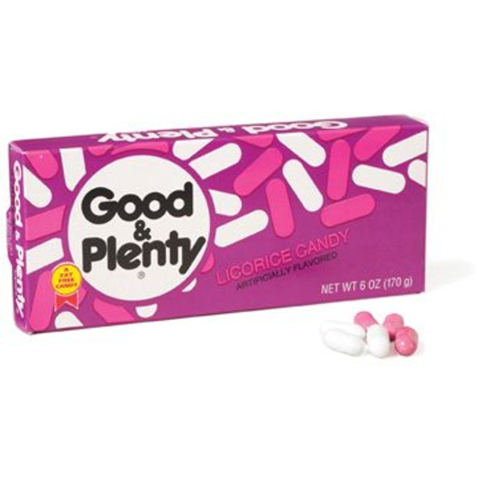 Good & Plenty Licorice, 6 oz, 12/Box (209-00131)