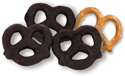 Dark Chocolate Covered Pretzels; 10 lb. Bulk