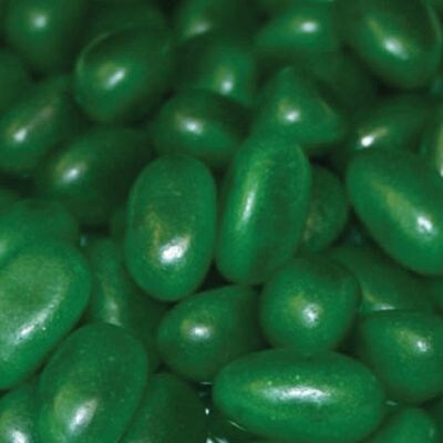 Watermelon Jelly Beans, Green, 5 lb. Bulk