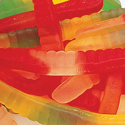 Gummi Worms Assorted, 5 lb. Bulk