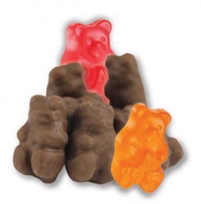 Milk Chocolate Covered Gummi Bears; 2.5 lb. Bulk (206-00028)