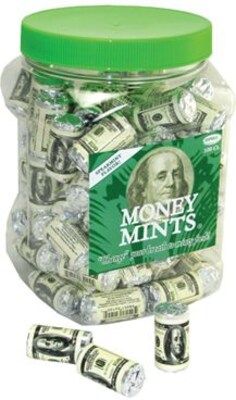 Money Mints, 100 Rolls/Jar