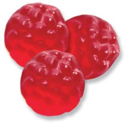 Red Raspberry Gummies; 5 lb. Bulk