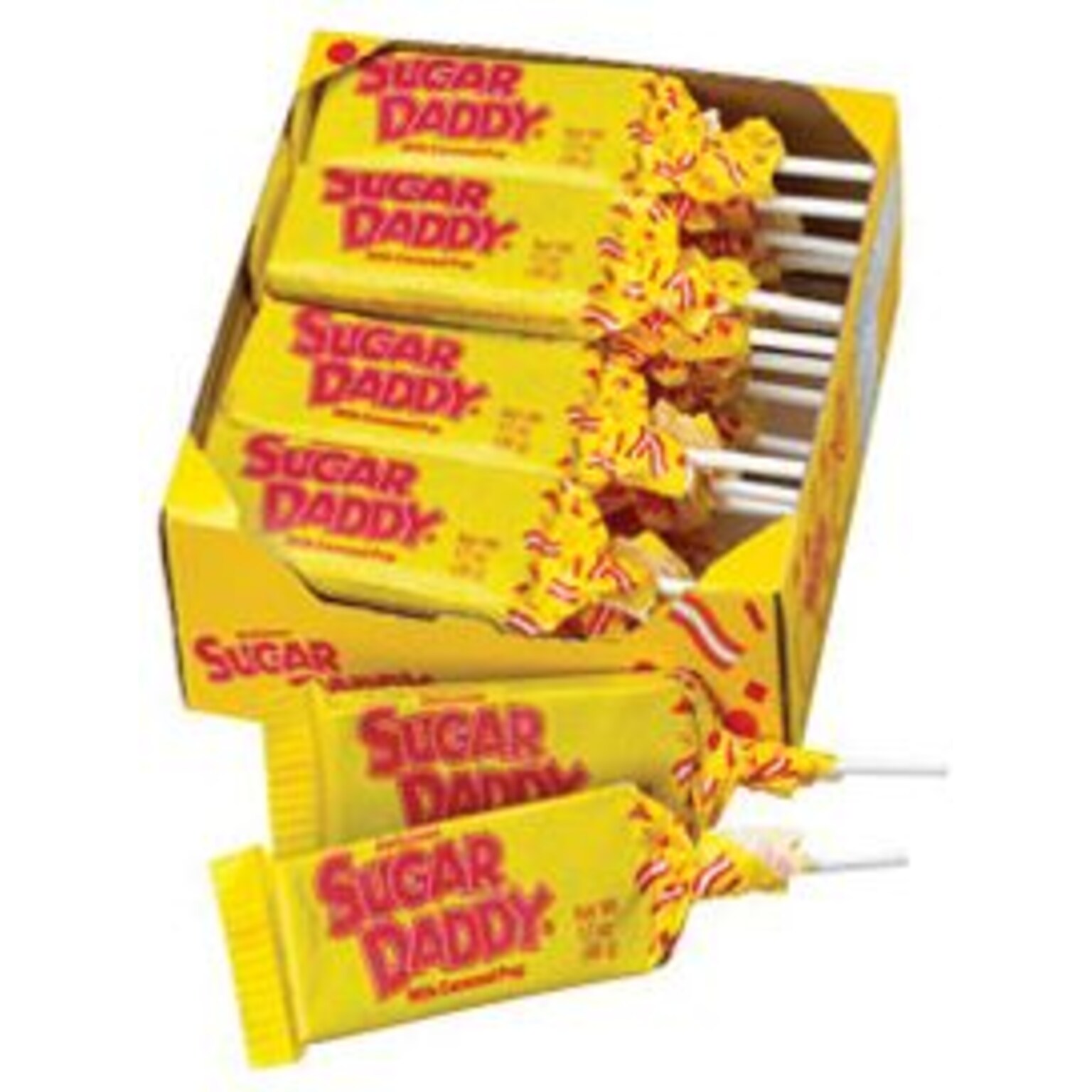 Sugar Daddy Large Caramel Hard Candy, 1.7 oz., 24 Pieces (20900018