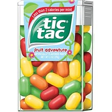 Tic Tac Fruit Adventure Mints, 2 oz., 60 Pieces/Pack, 12/Box (241-00014)