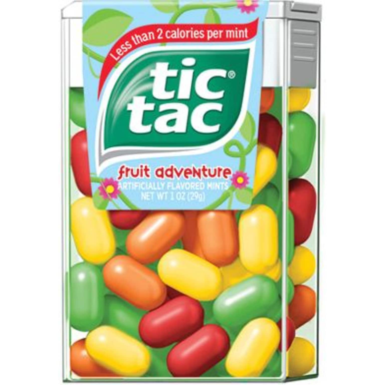 Tic Tac Fruit Adventure Mints, 2 oz., 60 Pieces/Pack, 12/Box (241-00014)