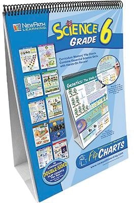 New Path Learning® Flip Charts, Science Set, Grade 6