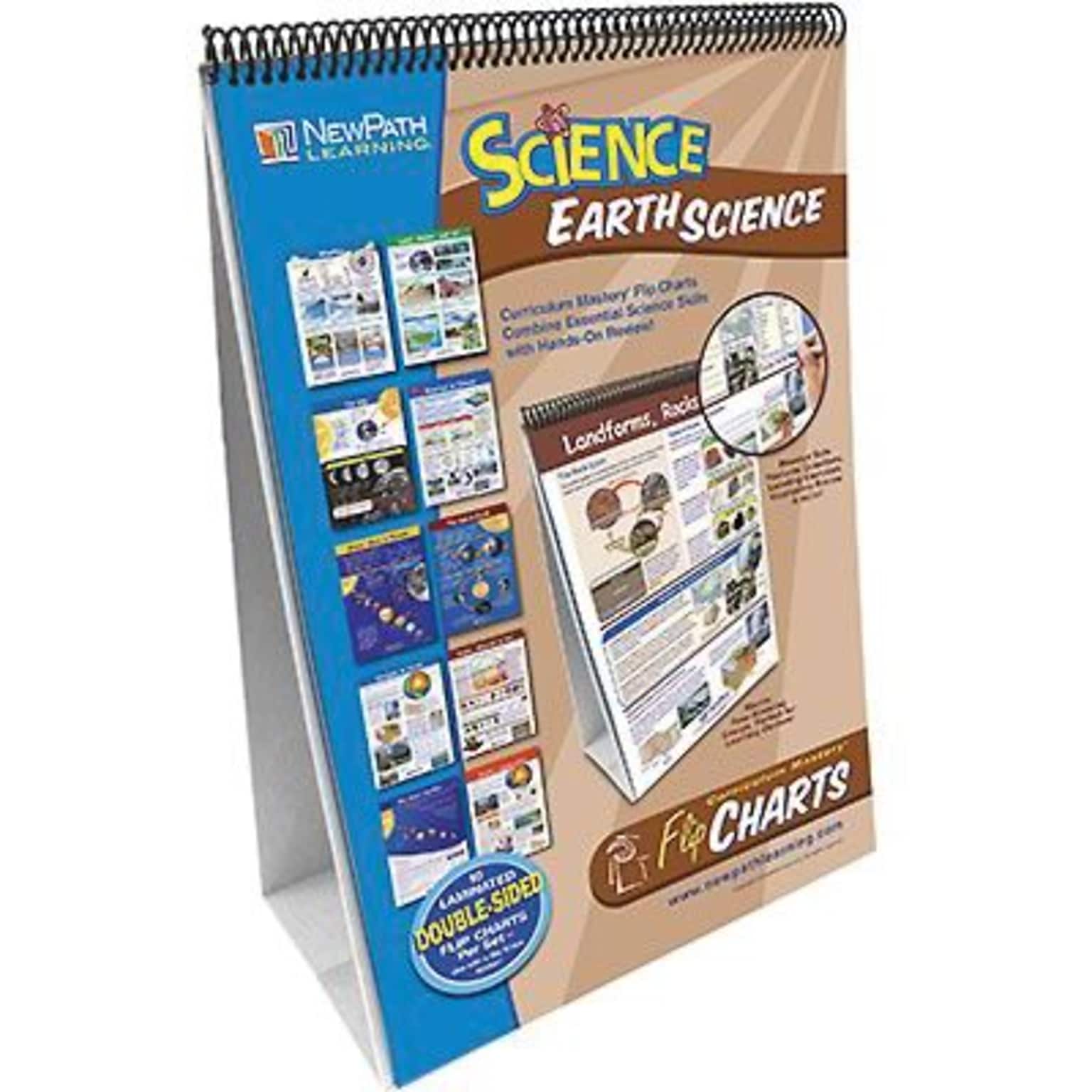 NewPath Learning 18H x 12W Curriculum Mastery Learning Flip Chart Set, Earth Science (NP-346008)