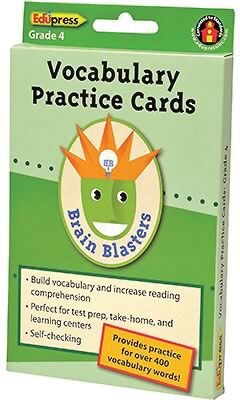 Edupress® Brain Blasters Vocabulary Practice Card, Grades 4th