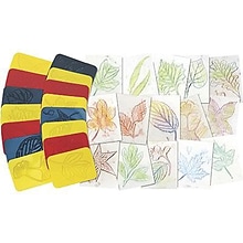 Roylco® Craft Rubbing Plates, Leaf