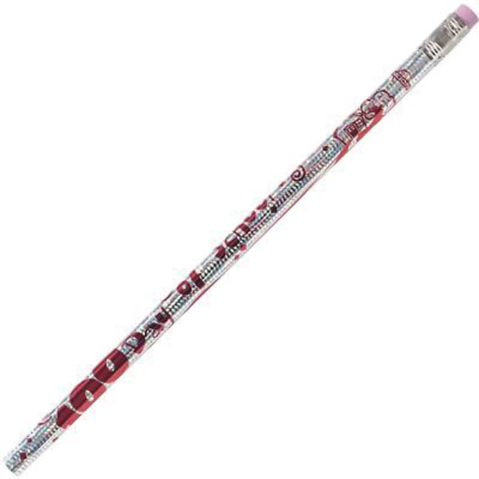 J.R. Moon 100th Day Of School Motivational Pencil, Pack of 144 (JRM7448G)