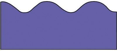 Trend T-91255 39 x 2.25 Scalloped Solid Terrific Trimmer, Purple