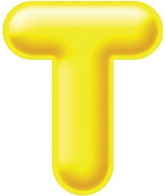 Trend® 2 Ready Letters®; 3D Casual, Yellow