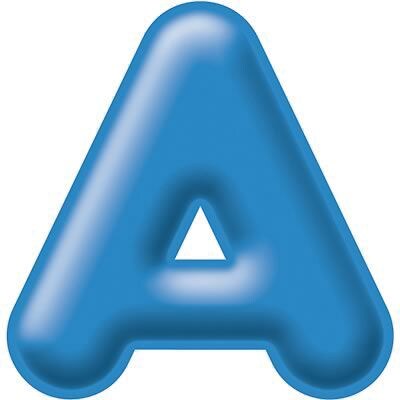 Trend® 2 Ready Letters®, 3D Casual, Blue