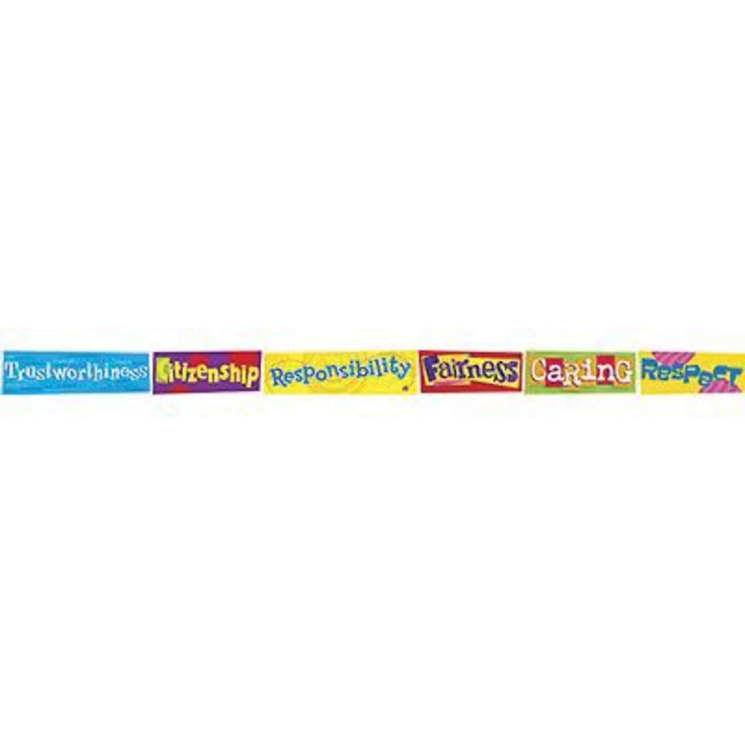 Trend Enterprises 35 3/4 x 2 3/4 Character Education Bolder Borders, 11 Pack  (T-85062)