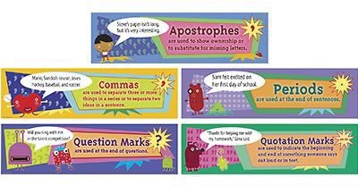 Edupress™ Mini Bulletin Board Sets, Punctuation