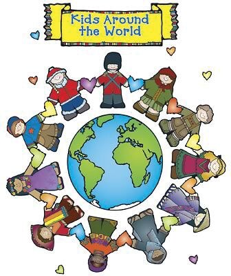 DJ Inkers Bulletin Board Sets, Kids Around the World