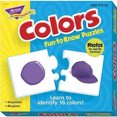 Trend® Fun-To-Know® Early Childhood Puzzles, Colors