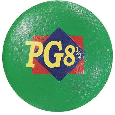 Martin Sports Physical Education Playground Ball; 8-1/2, Green