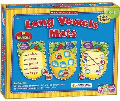 Teachers Friend Early Skills Mats, Long Vowels