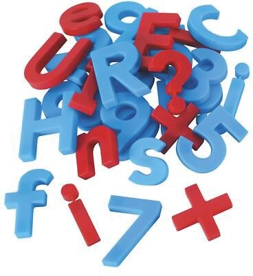 Educational Insights® AlphaMagnets® and MathMagnets® Color-Coded Magnets, 126/Set