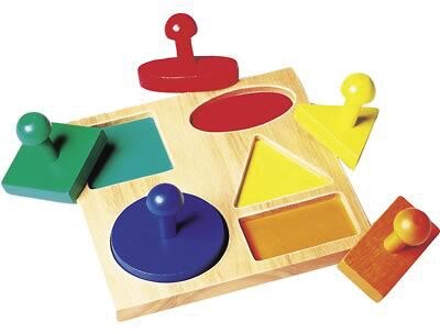 Guidecraft Sorting Boards, Geo Puzzle