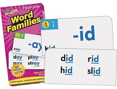 Trend® Skill Drill Flash Cards, Word Families