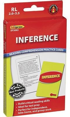 Edupress™ Reading Comprehension Cards, Inference, Lvl: 2.0-3.5