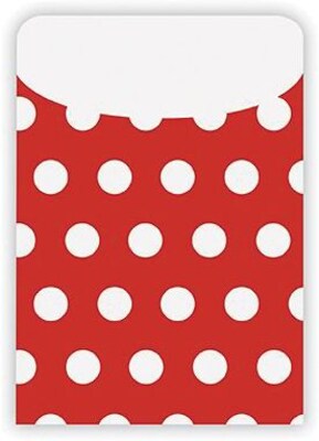 Top Notch Polka Dots Pockets; Red