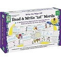 Assorted Publishers Key Education Write On/Wipe Off Cards, Read & Write 1st Words, 34 Cards/Set (KE8