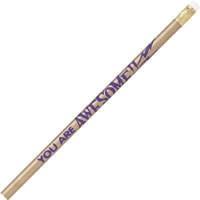 J.R. Moon You Are Awesome! Motivational Pencil, Pack of 12 (JRM7928B)